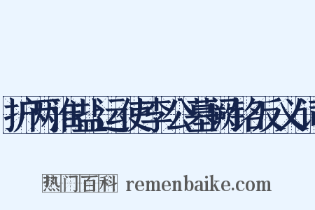 护两淮盐运使李公墓阙铭反义词是什么意思的图片